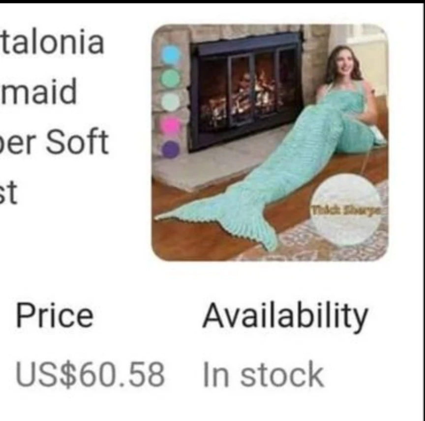 New! Snuggie Comfortable Mermaid Tail. - photo 2