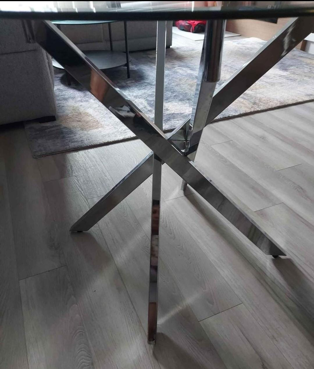 Glass dining table - photo 2