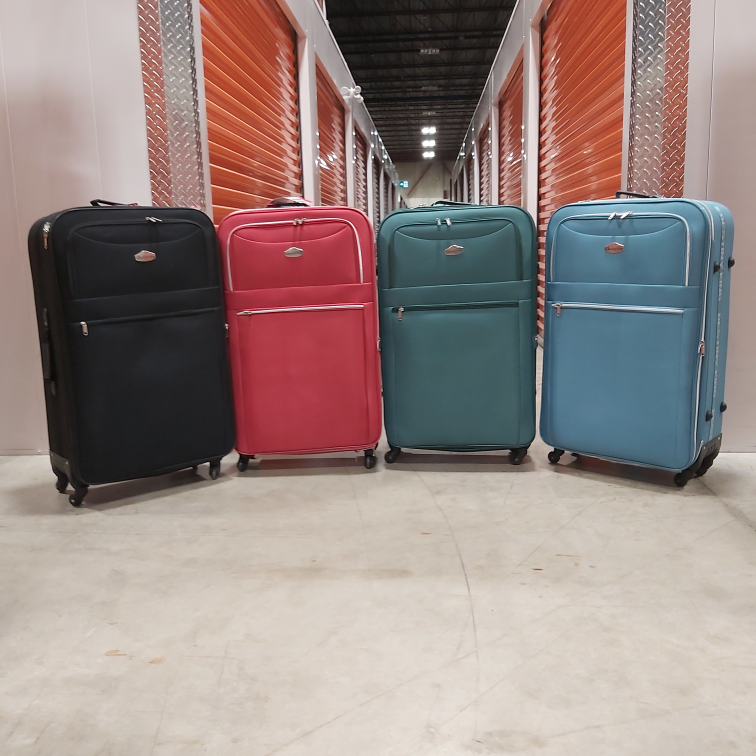 NEW 3 Pieces Luggage Softside Travel Baggage Large Medium Small image indicator(5)