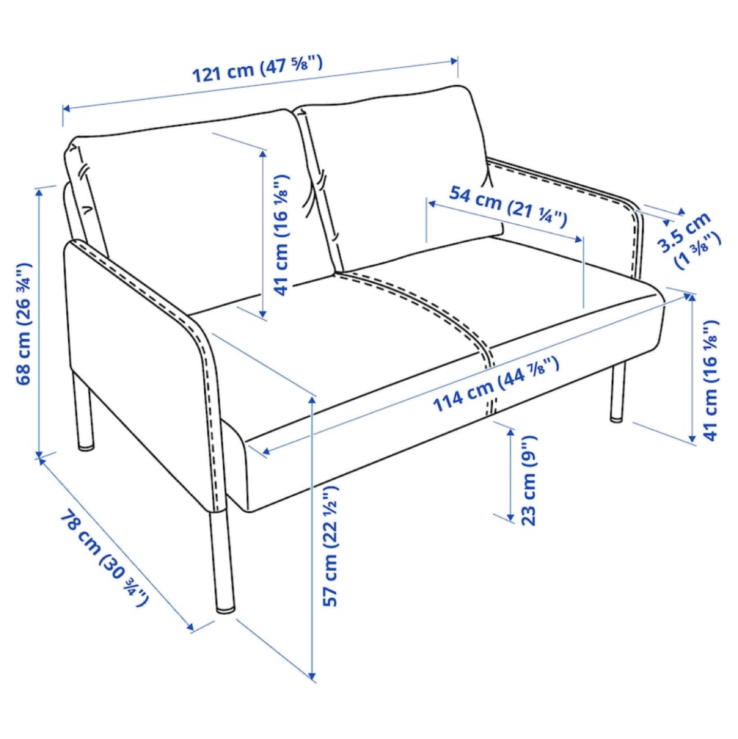 Sofa loveseat - photo 2