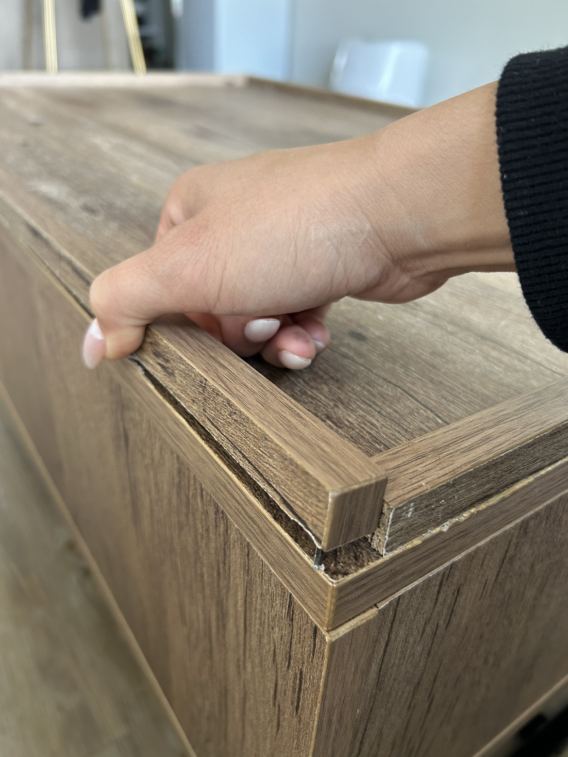 Lift top storage coffee table - photo 4