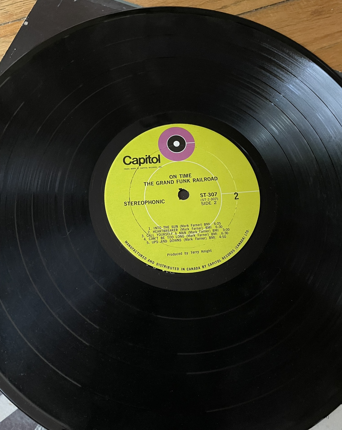 Grand Funk Railroad On Time Vinyl image indicator(3)