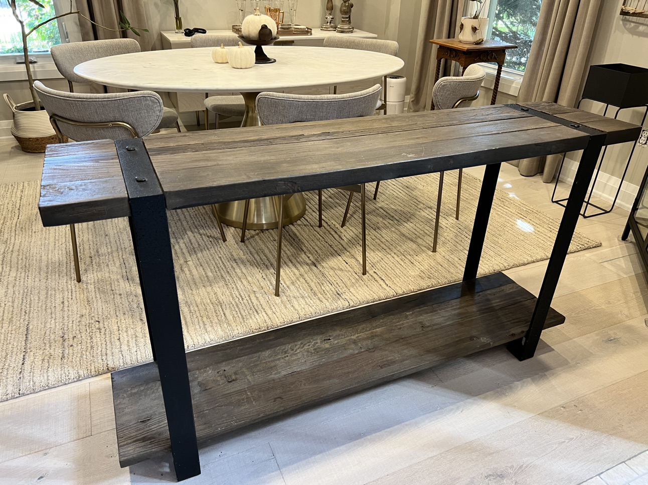 Rustic Sofa Table