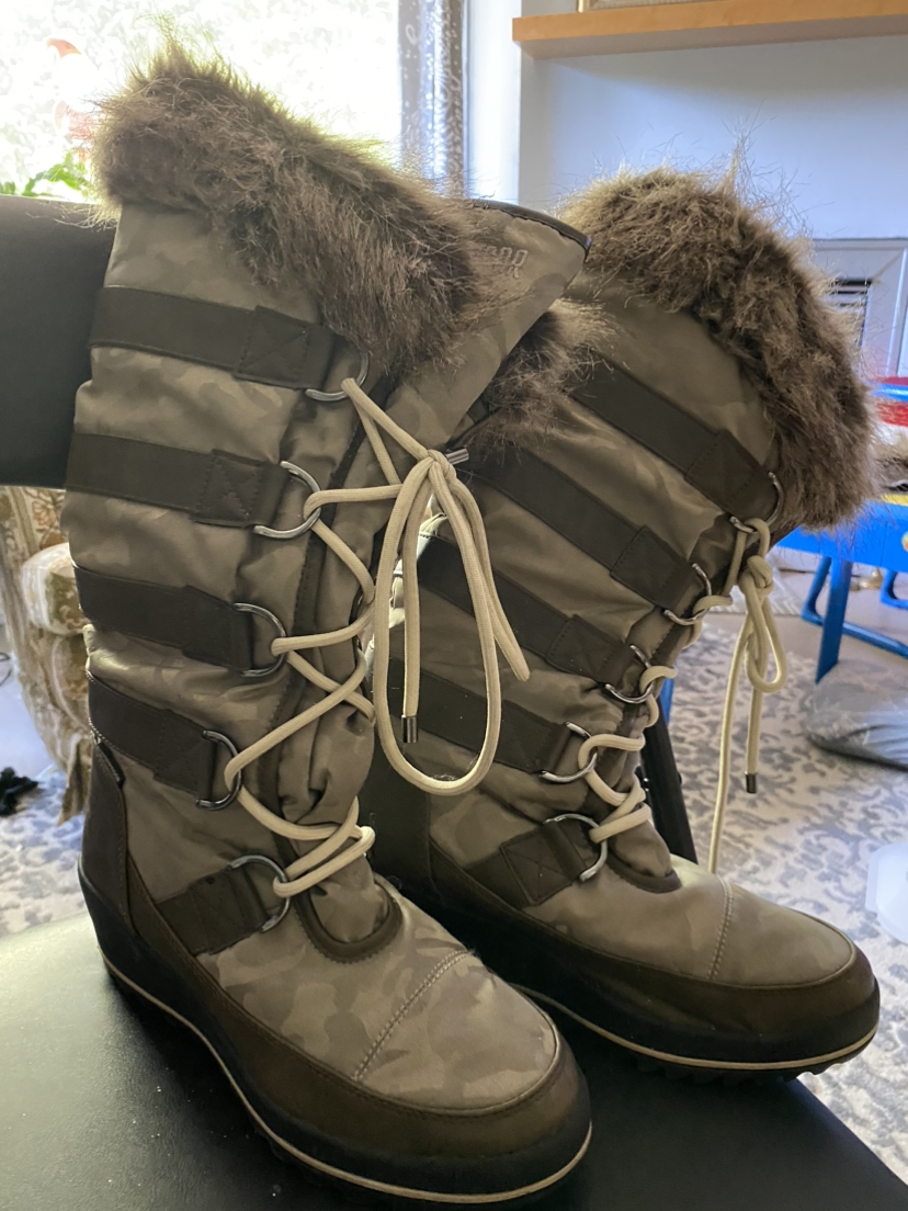 Knee high winter dress boots