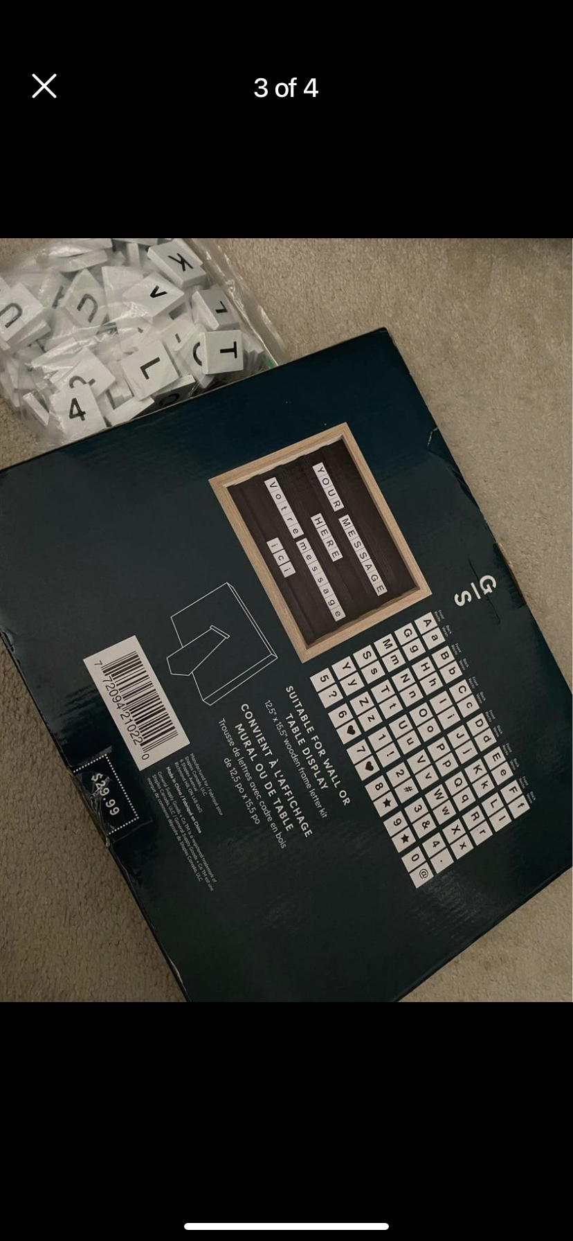 Letter board / wall frame - photo 2