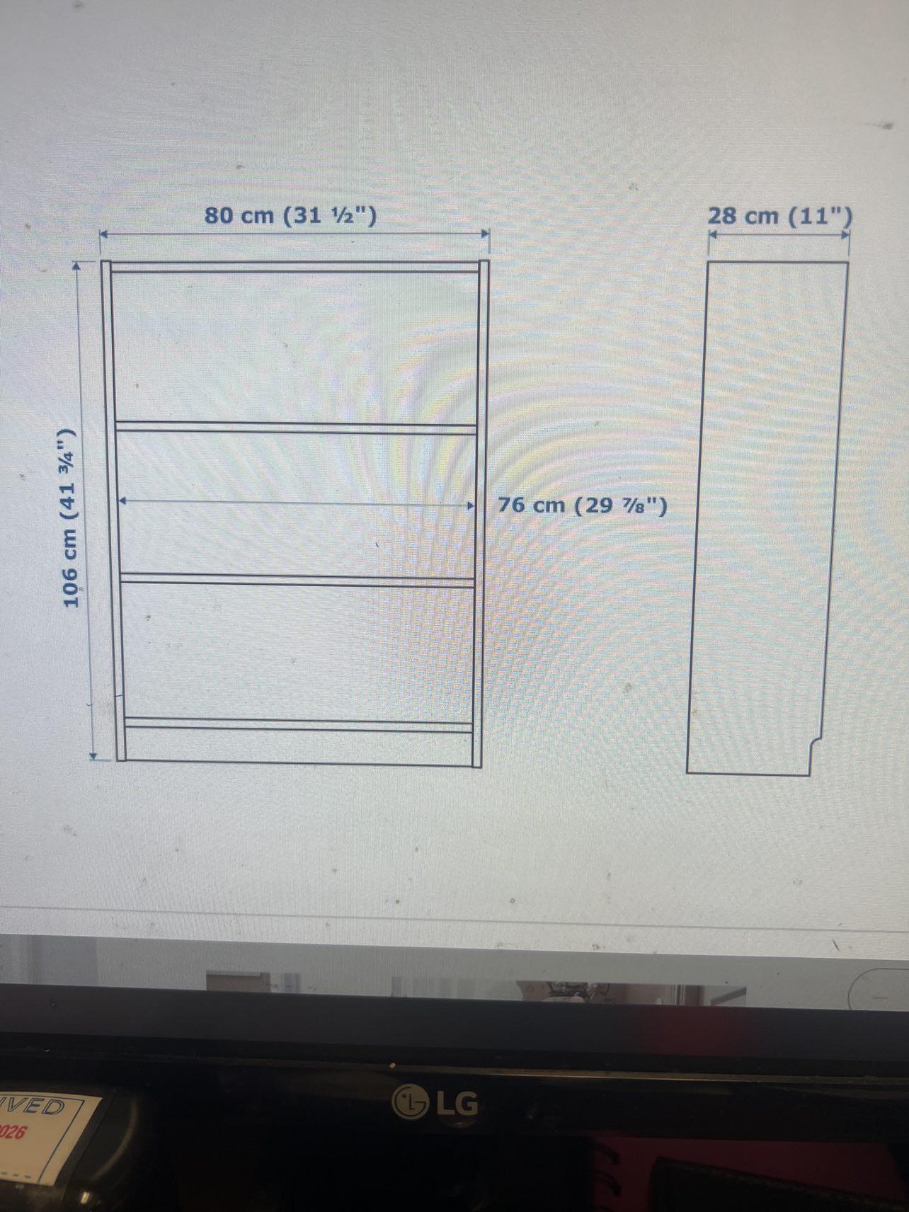 Ikea Billy Shelf， Black-Brown - photo 3