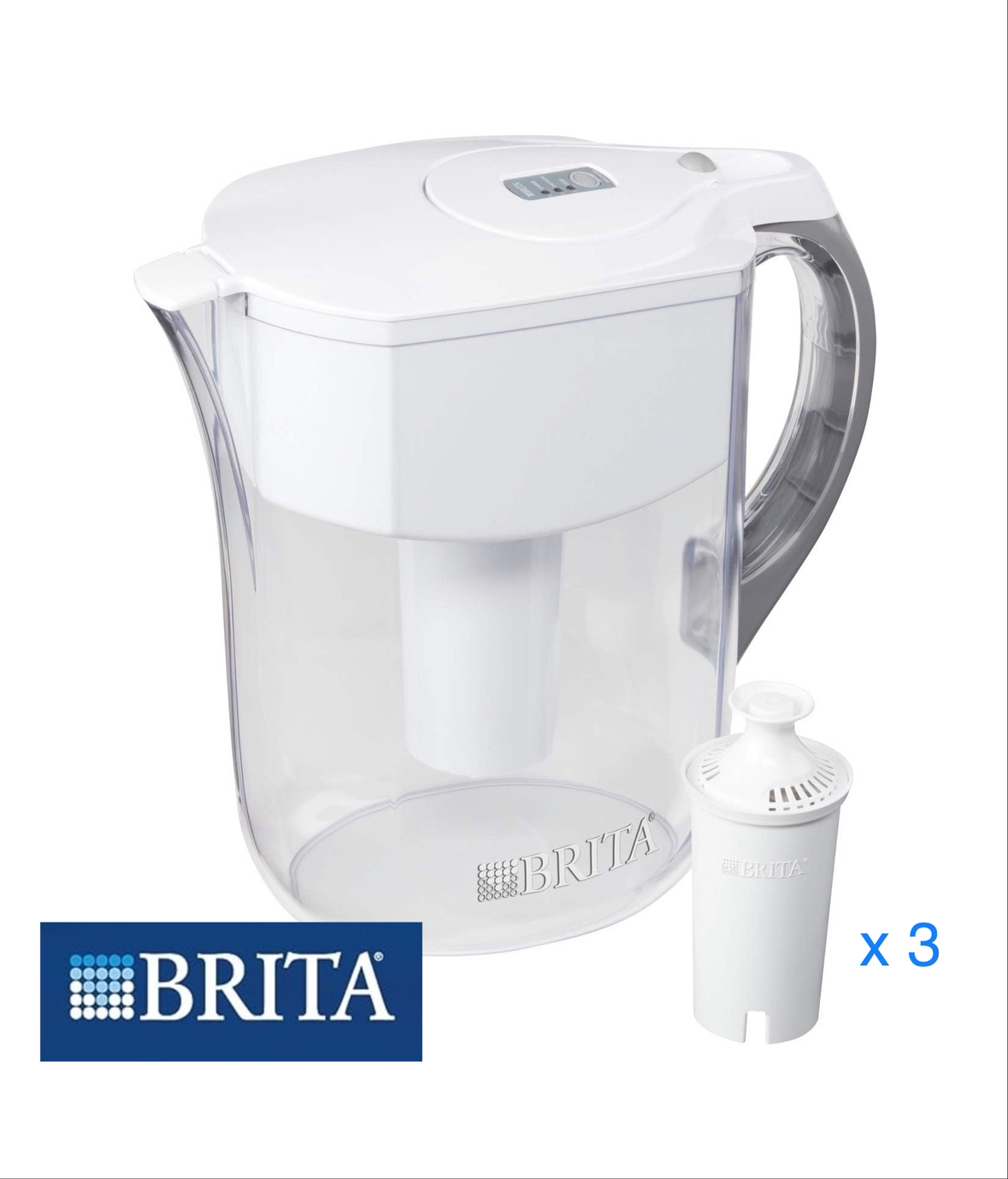 Brita Grand Water Pitcher with 3 filters