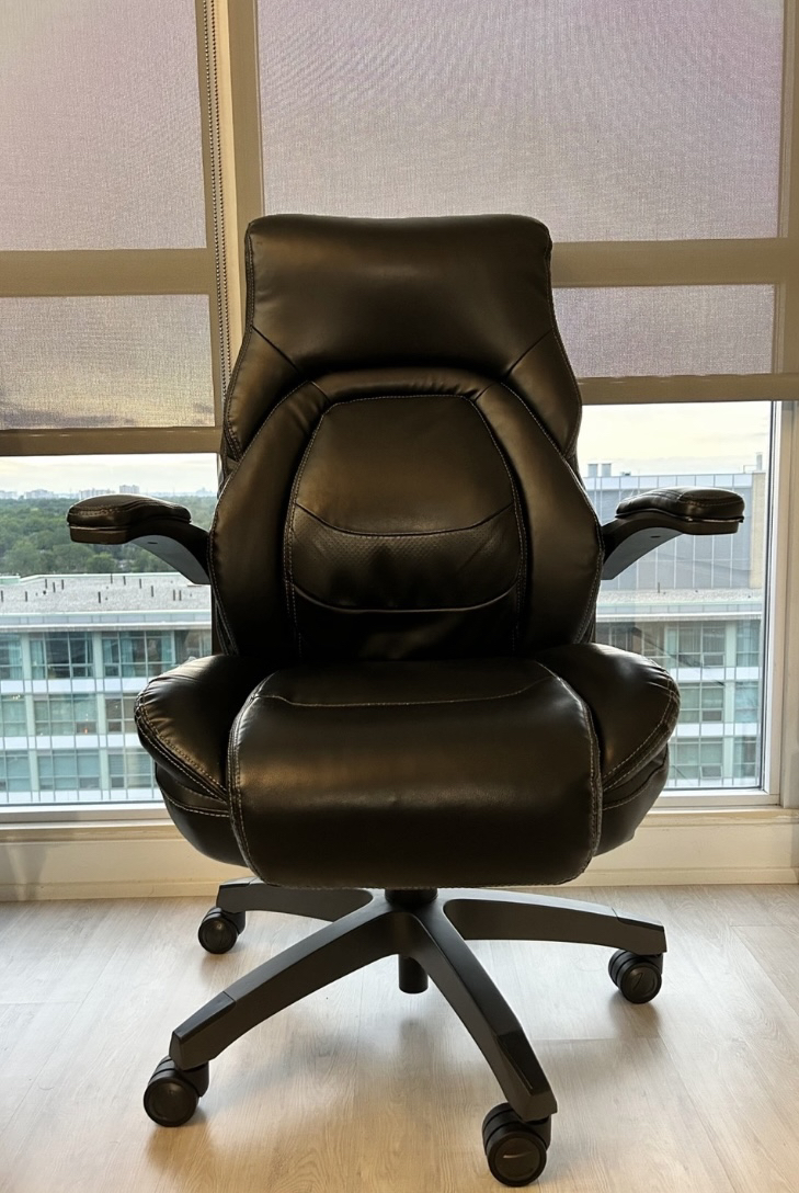 LaZboy manage chair leather thumbnail