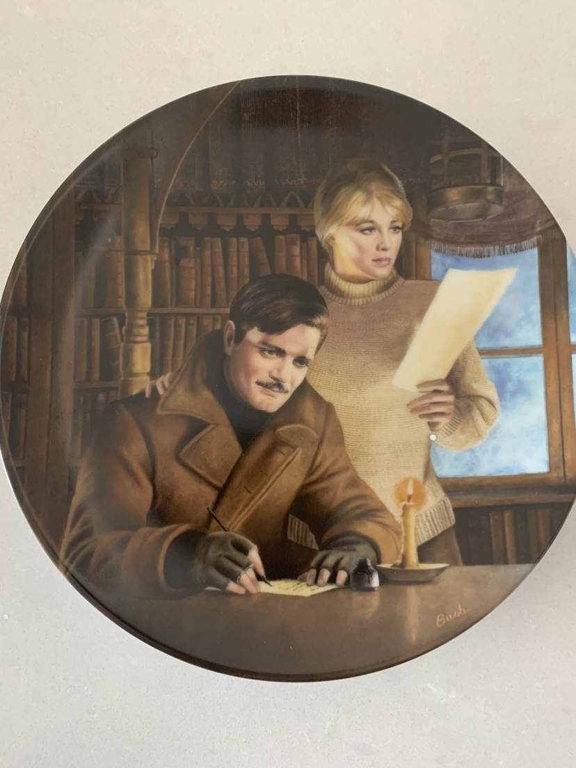 Love Poems Collective Plate-Dr. Zhivago