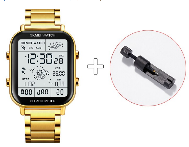 Watch Countdown Wristwatch Calendar Calorie Calculation Clock