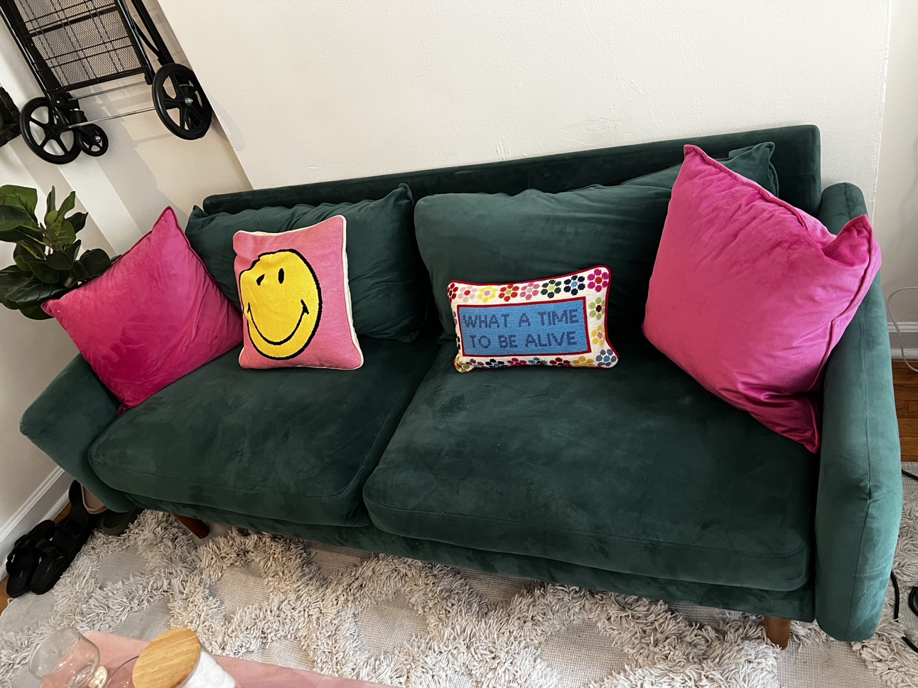 Green couch