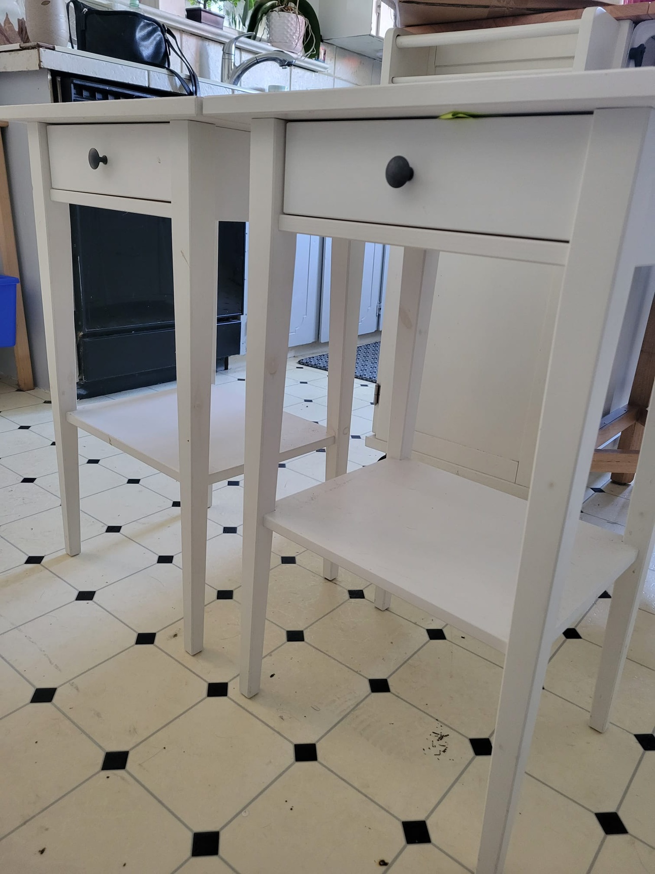 Two side tables