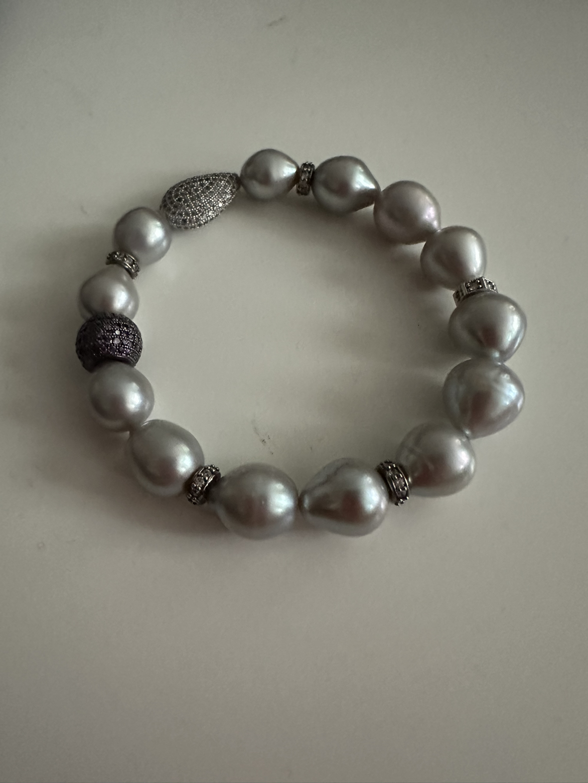 Beaded Gemstone Bracelet #FREECYCLE# - photo 2