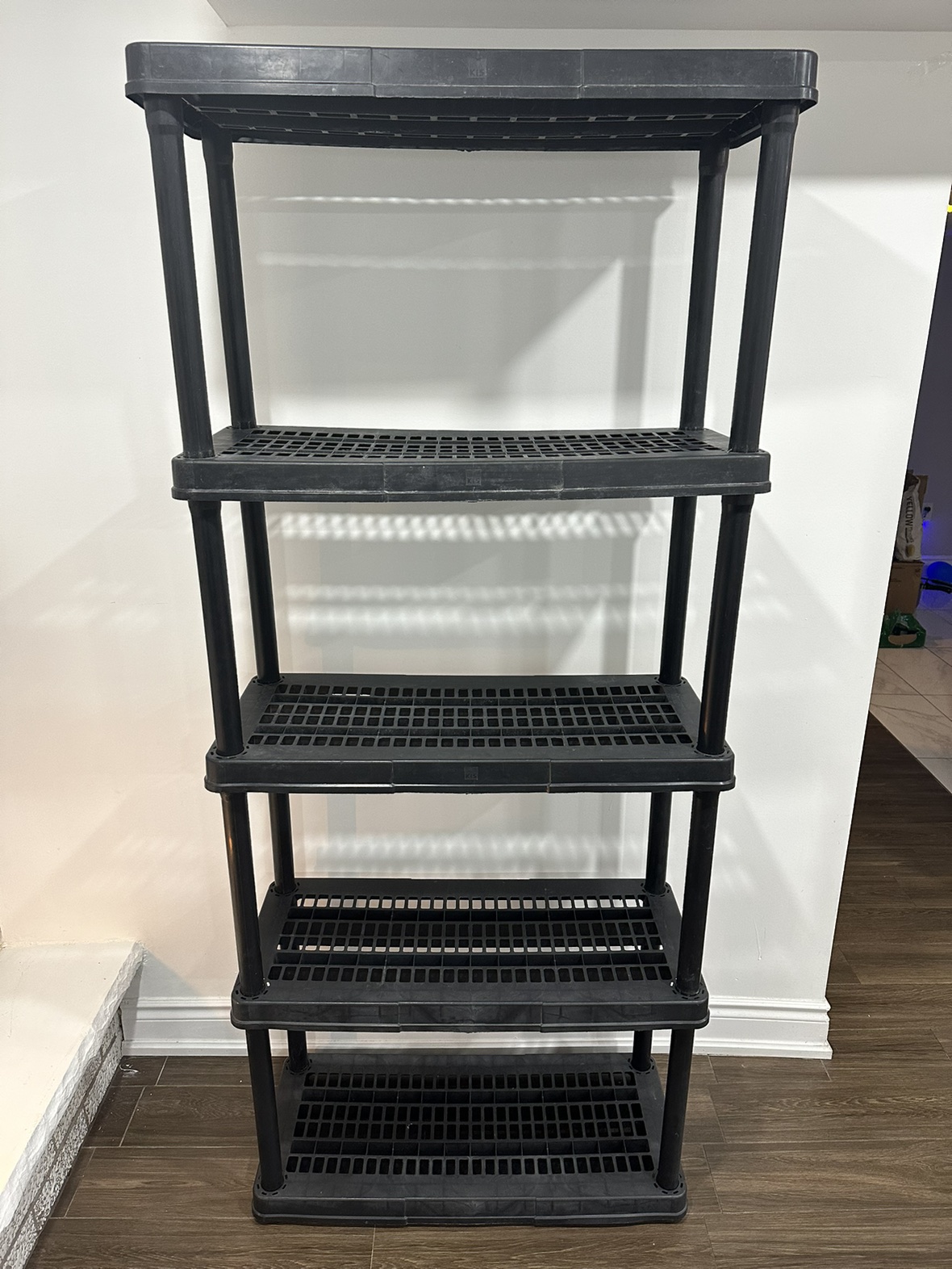 Shelving Unit-Plastic/Resin,black - photo 2