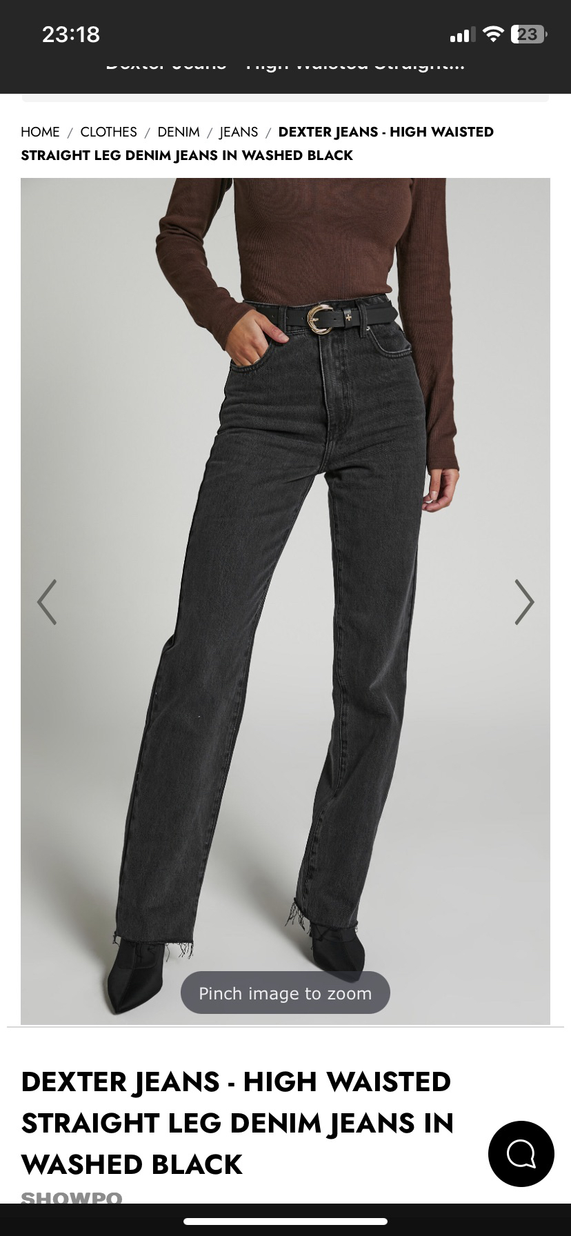 Brand New Black Jeans - Size 2