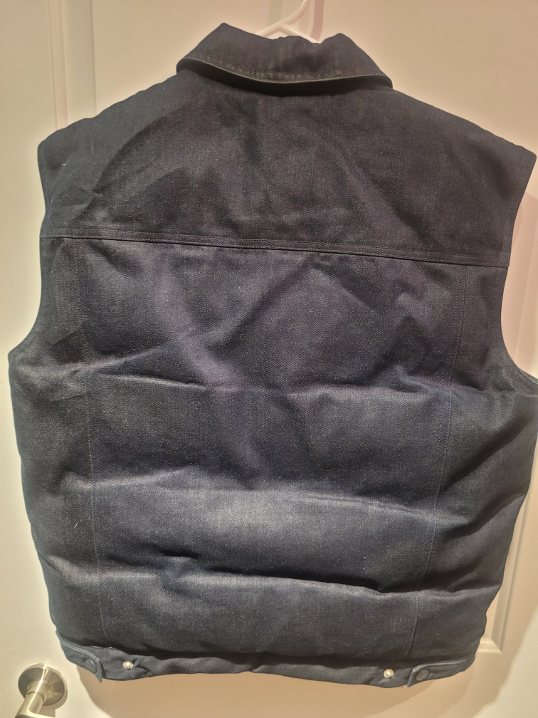 Levi's Denim Down Filled Vest - Medium