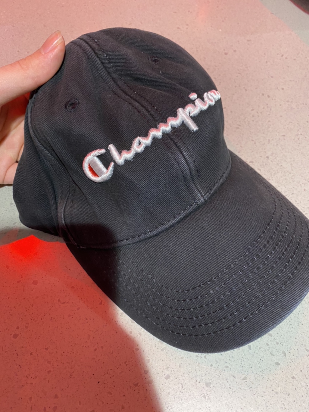 Champion black cap