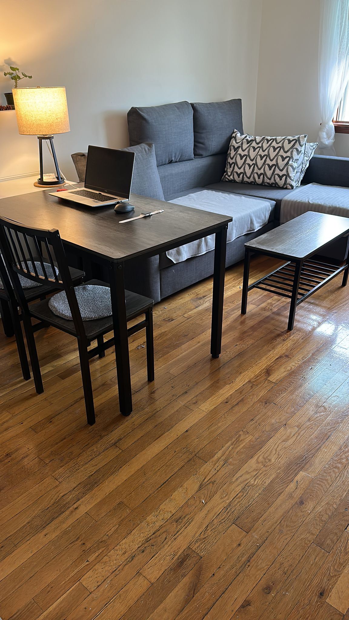 Table and Chairs Dining Set 4 Piece Set - photo 2
