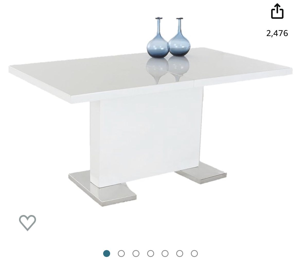 Brand New extendable table with 4 chairs