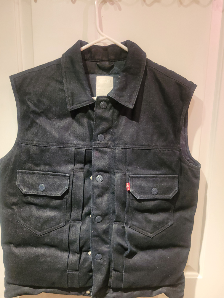 Levi's Denim Down Filled Vest - Medium - photo 2