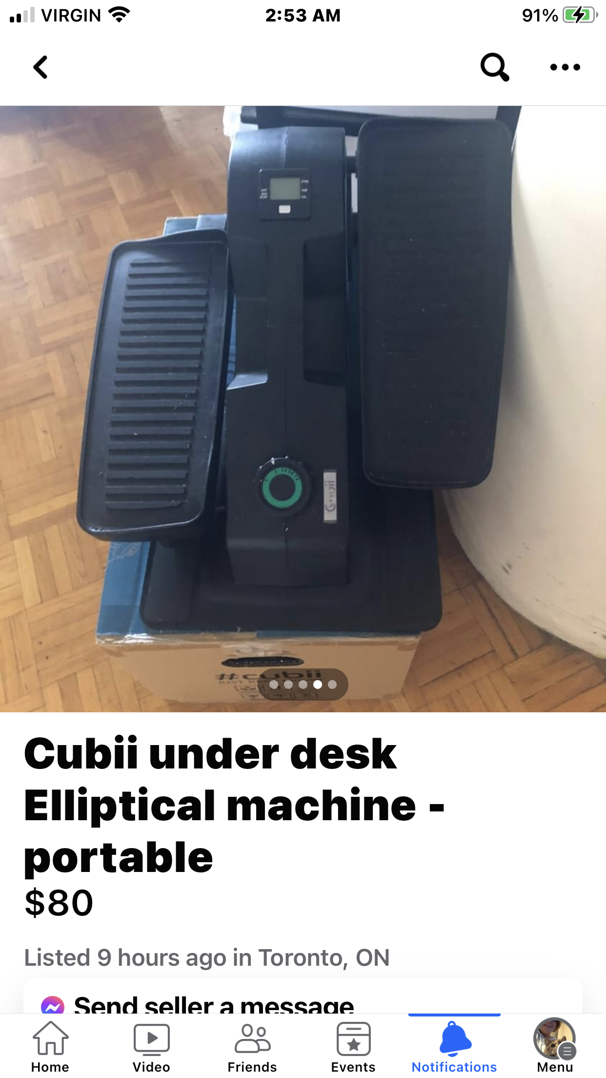 Cubii under desk elliptical machine - photo 2