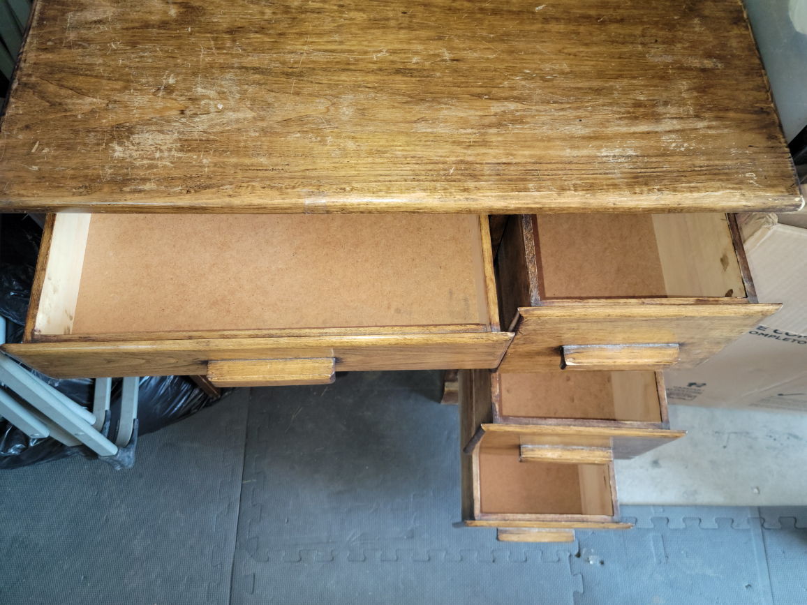 Antique wood desk image indicator(2)