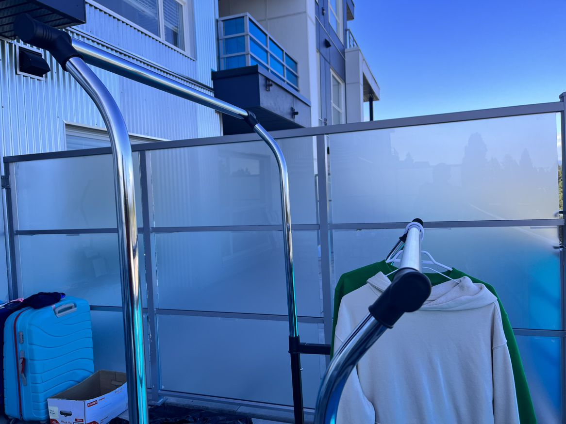 Adjustable double rod GARMENT RACK (clothing rack) - photo 3