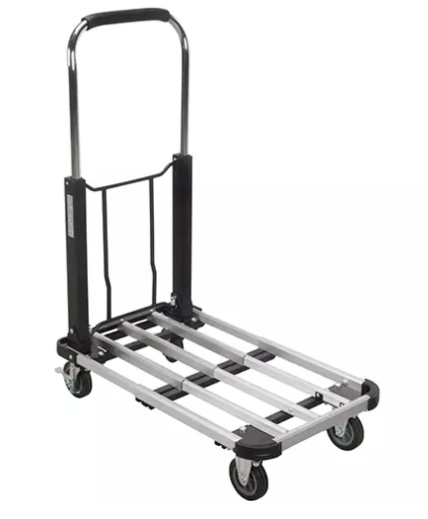 Foldable flatform hand truck