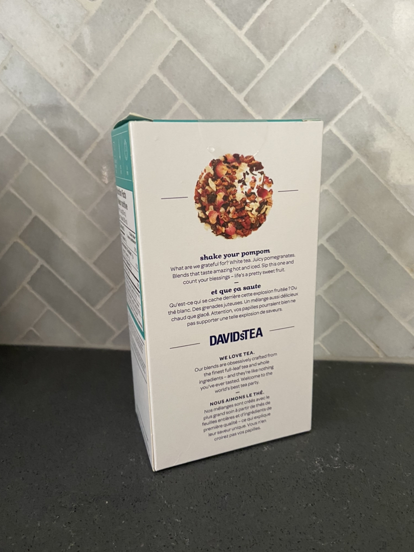 David’s Tea pomegrateful tea pack of 15 sachets image indicator(2)