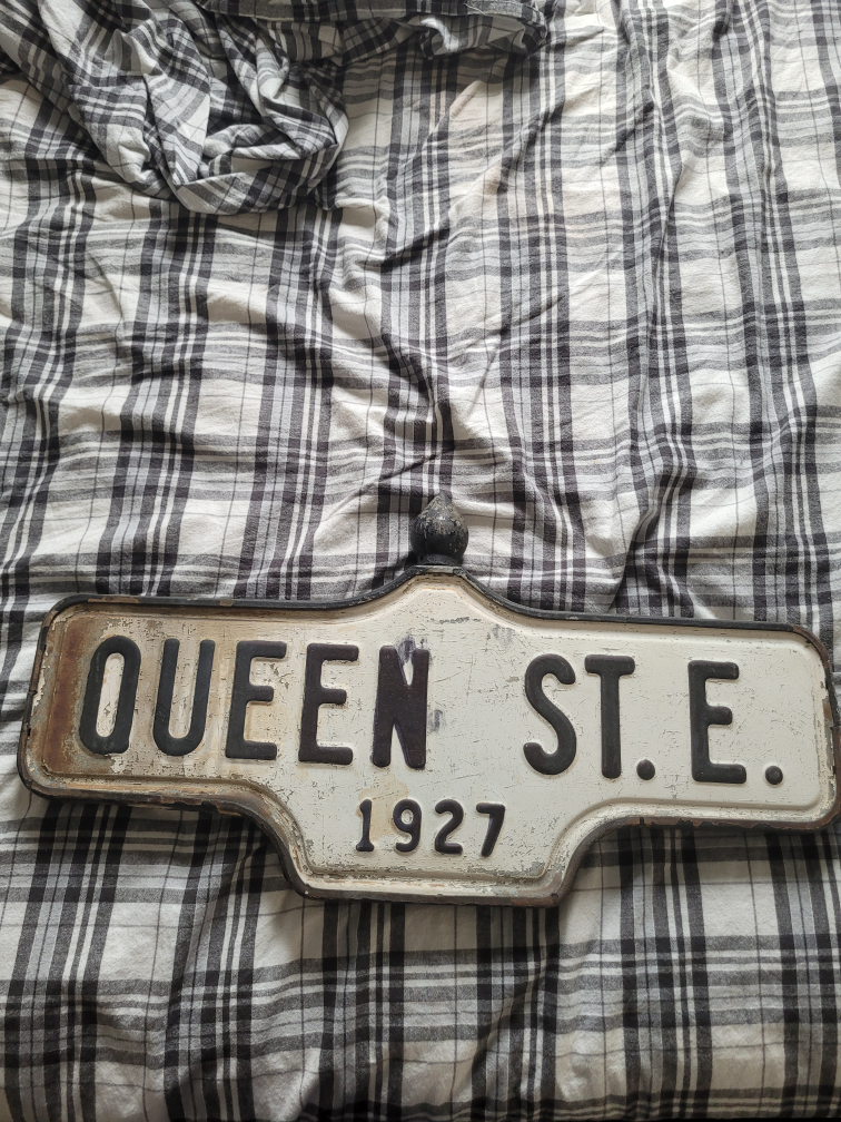 Vintage Toronto Street Sign
