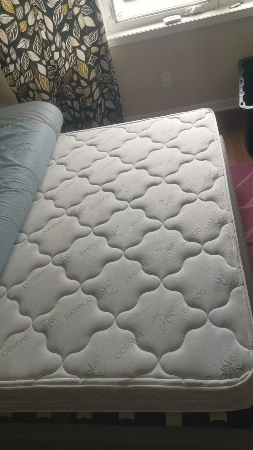 Queen size bed + mattress + 10 cm memory foam290 - photo 2