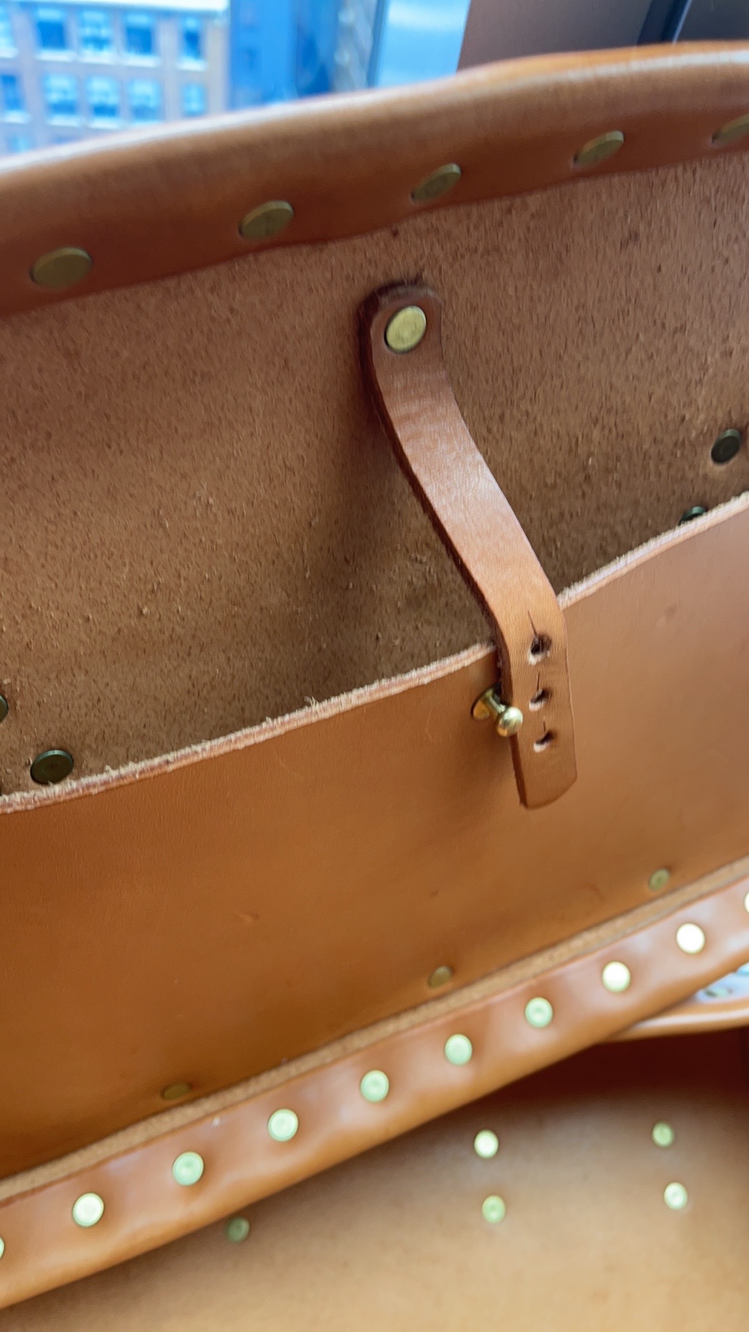 Custom Vintage Travel Case Cognac weekender bag Luggage trunk image indicator(8)