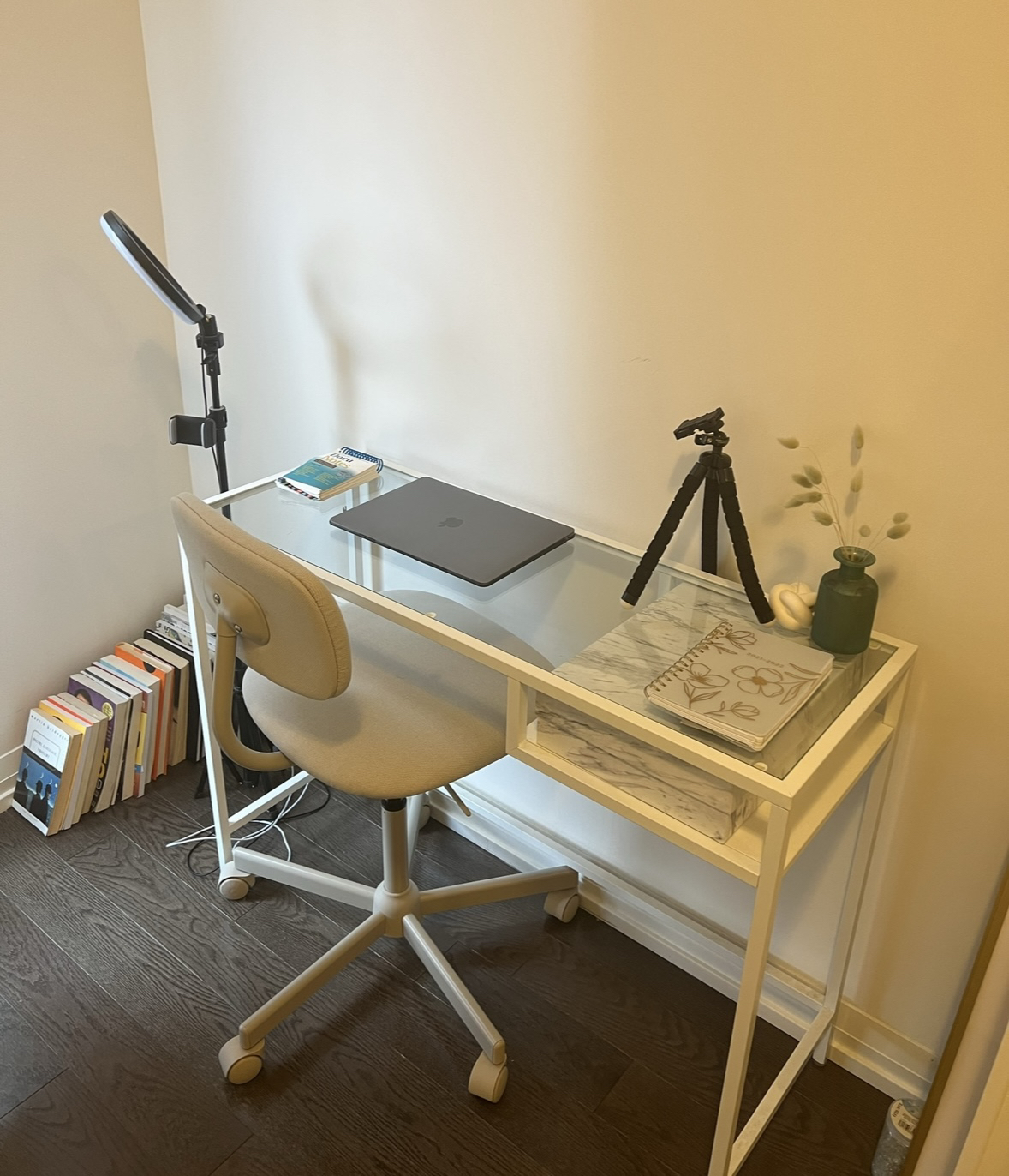 Desk and chair