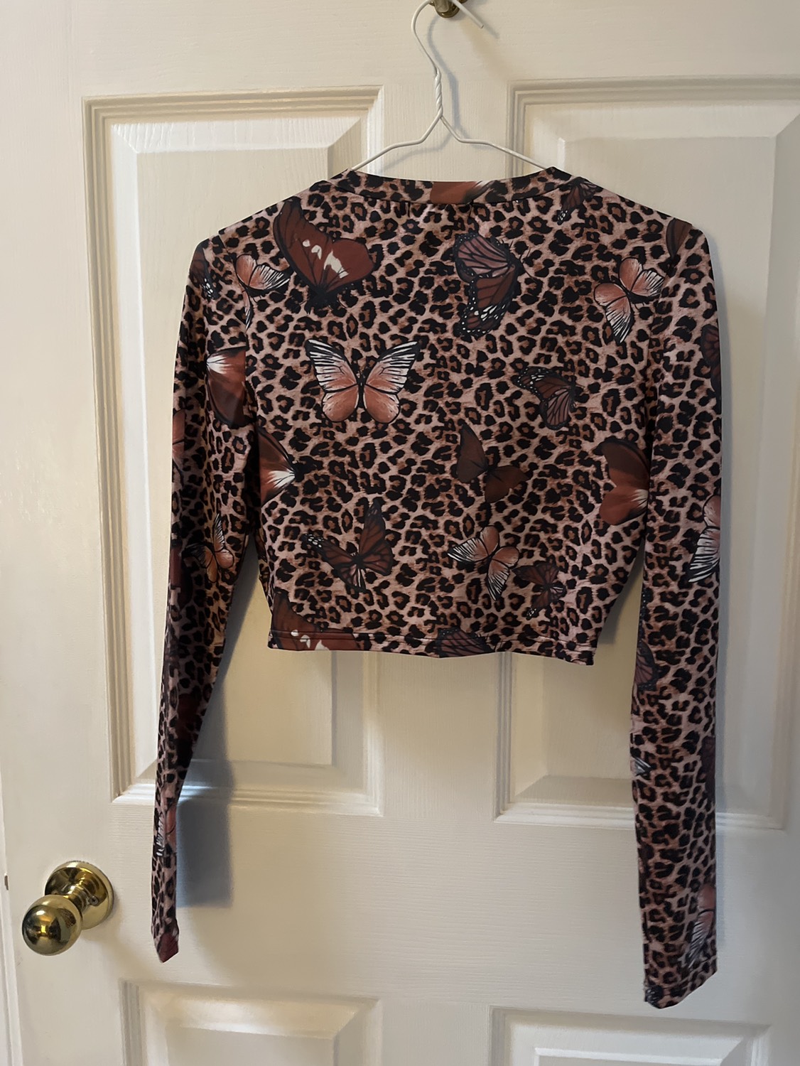 Leopard print butterfly top image indicator(2)