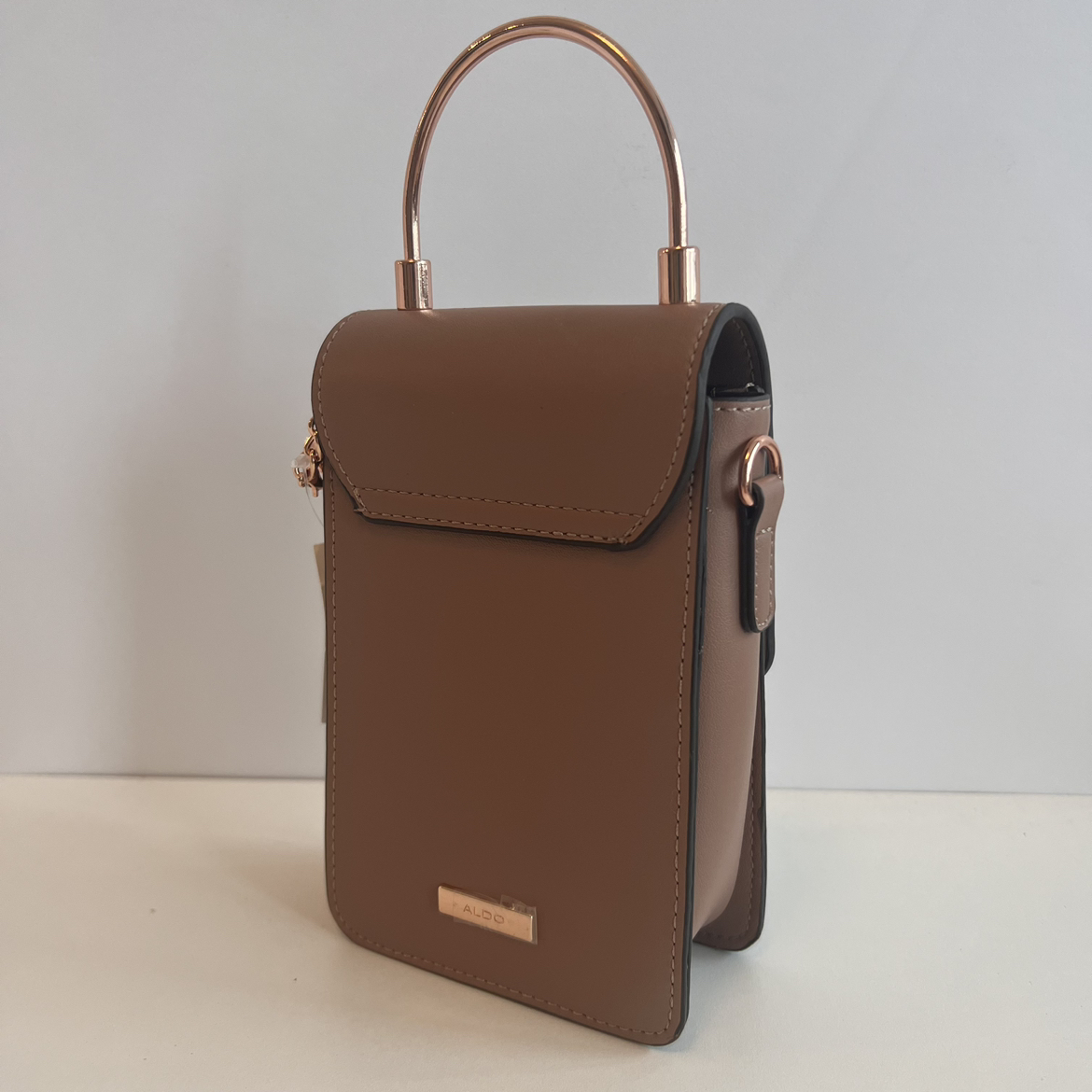 Nude & Rose Gold Aldo Handbag - photo 2