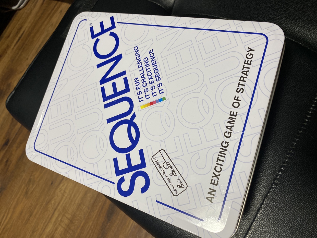 Sequence board game tin box thumbnail