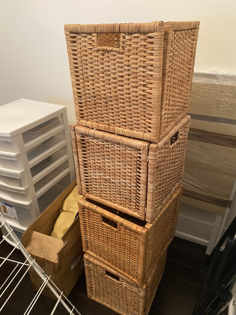 IKEA Branas Rattan Baskets thumbnail