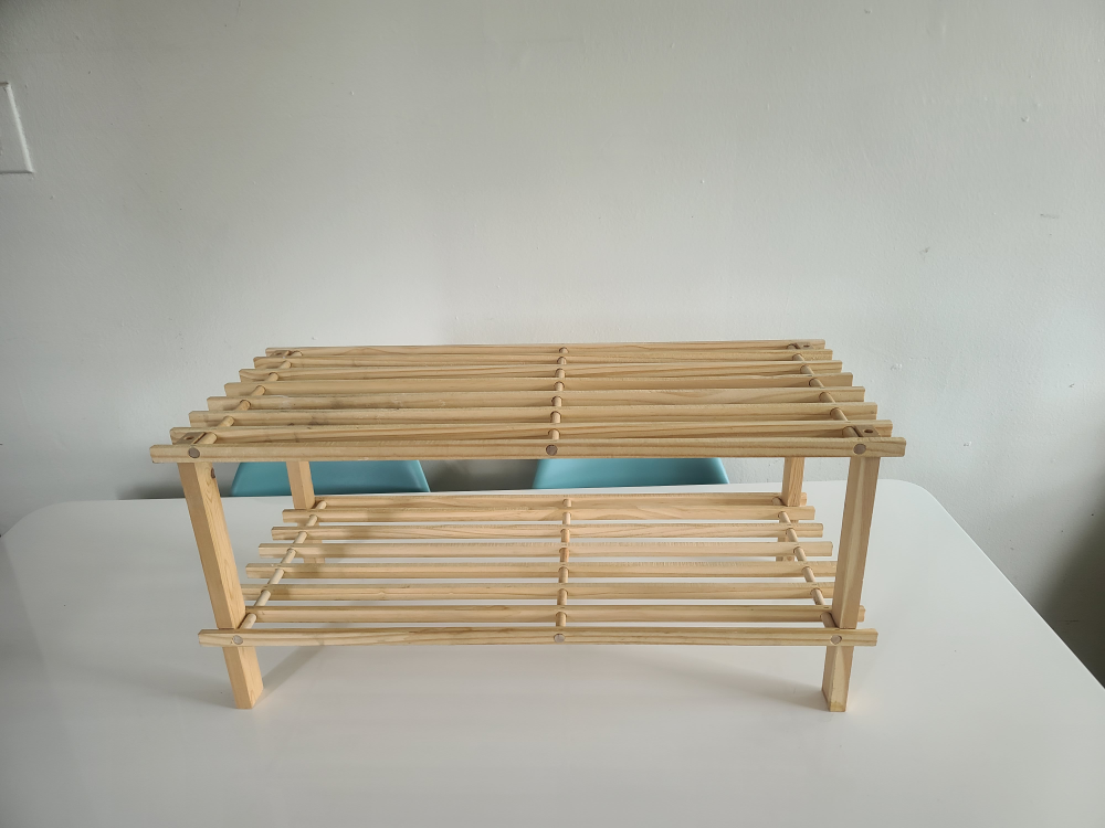 Wood Shoe Rack