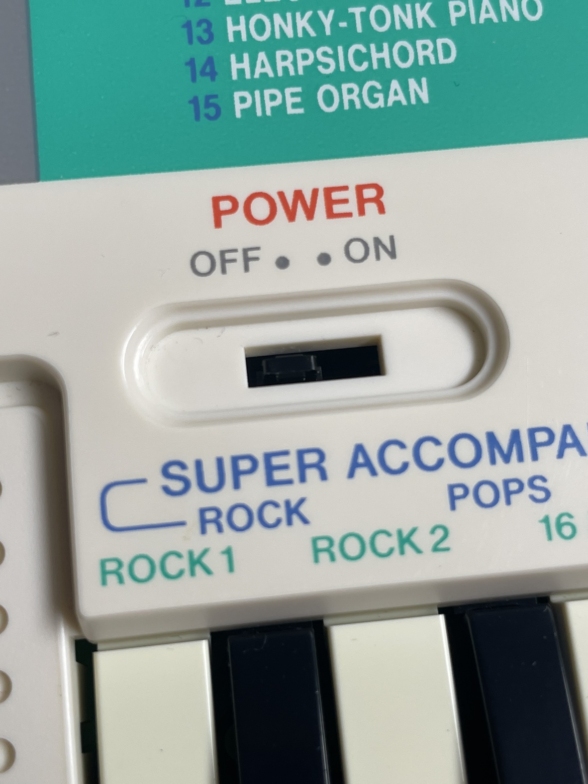 Vintage Casio SA-3 Tone Bank Keyboard Piano w/ Box image indicator(4)