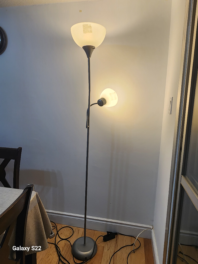 Ikea Upright stand light for sale.