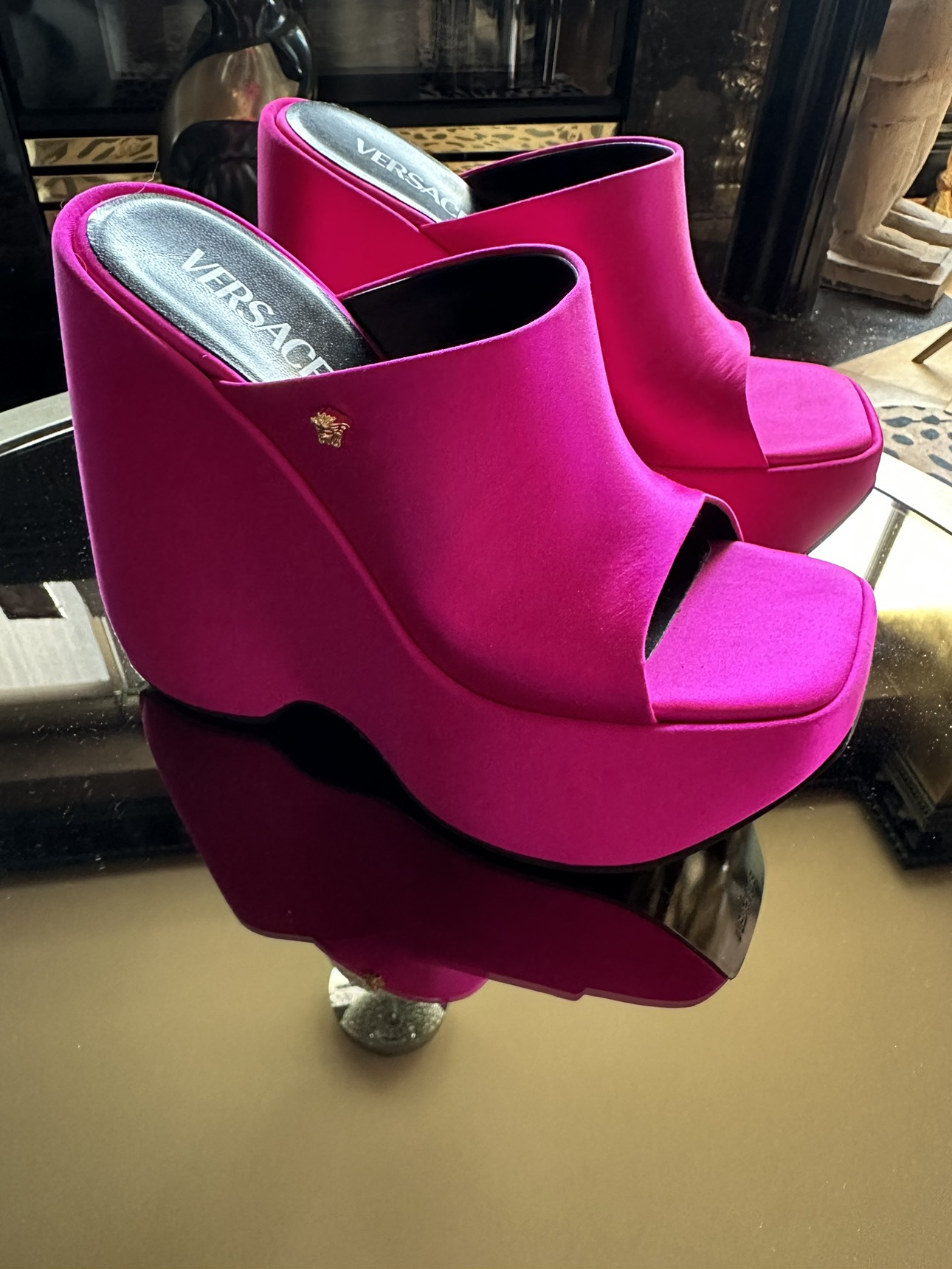 Versace Platform Wedge Heels thumbnail