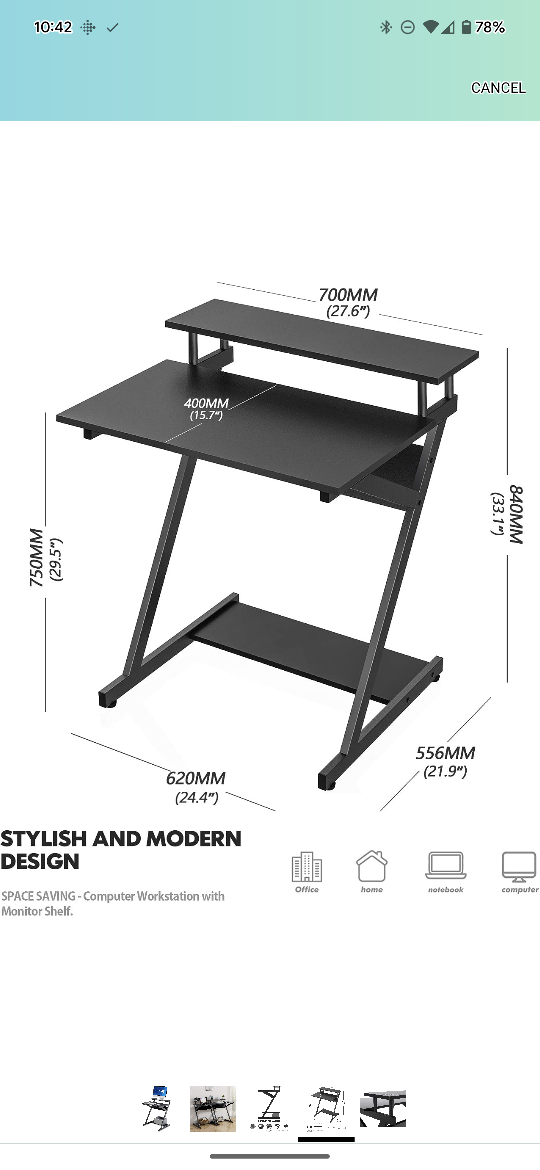 must go! desk, has small resin spill on it - photo 2