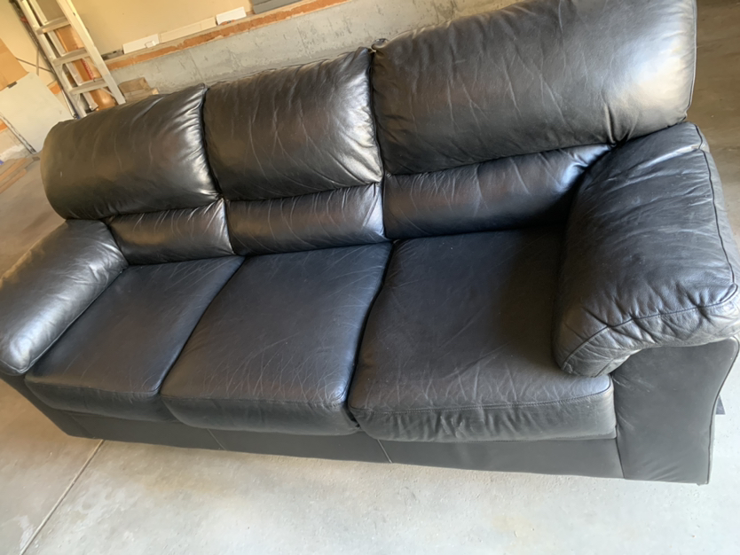 IKEA Leather Couch