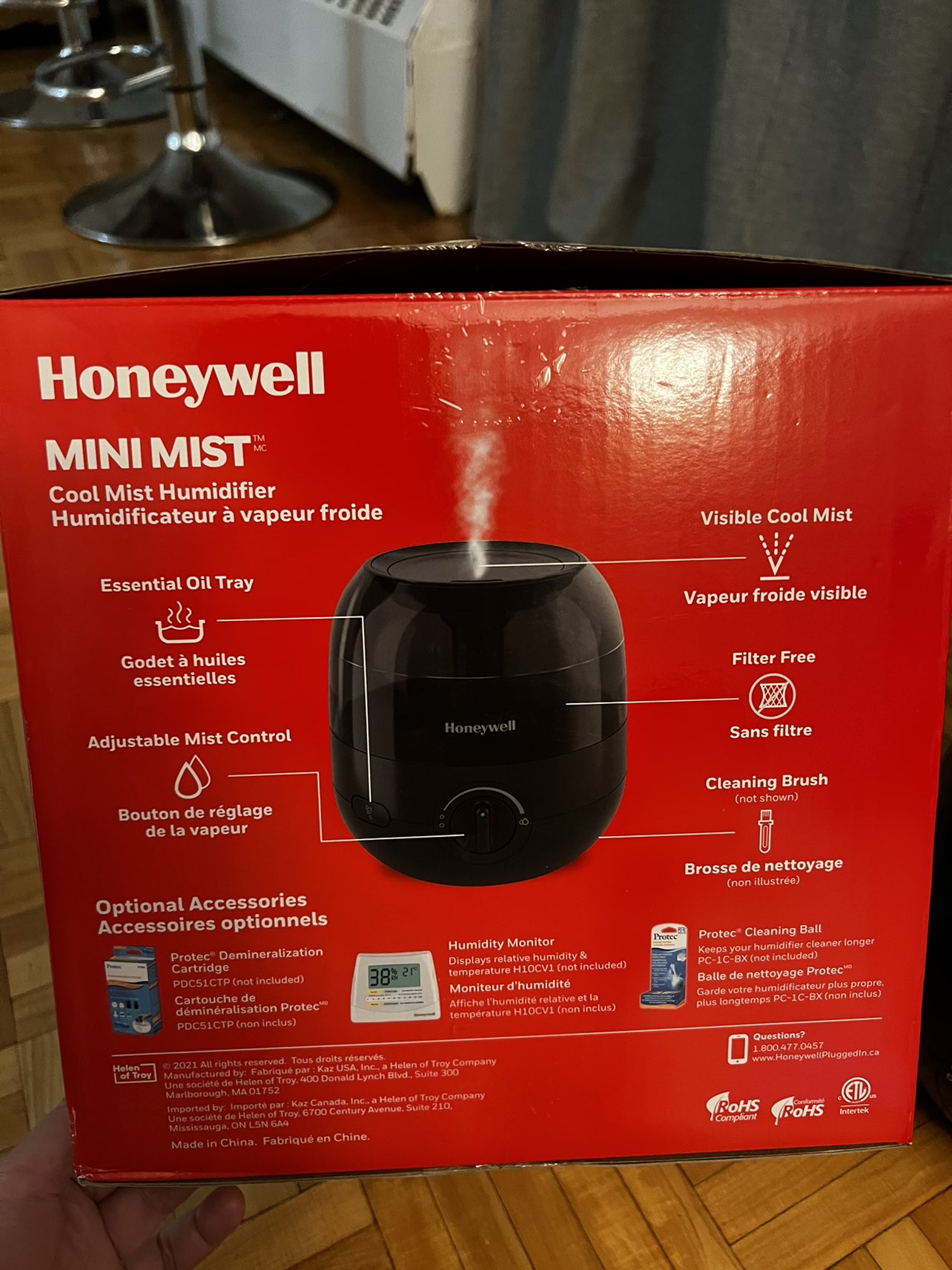 Honeywell Mini Mist Humidifier - photo 2