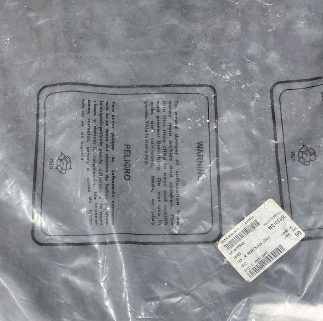 Jeep Wrangler Rear Floor Mats (Pair) 2014-18 BRAND NEW - photo 4