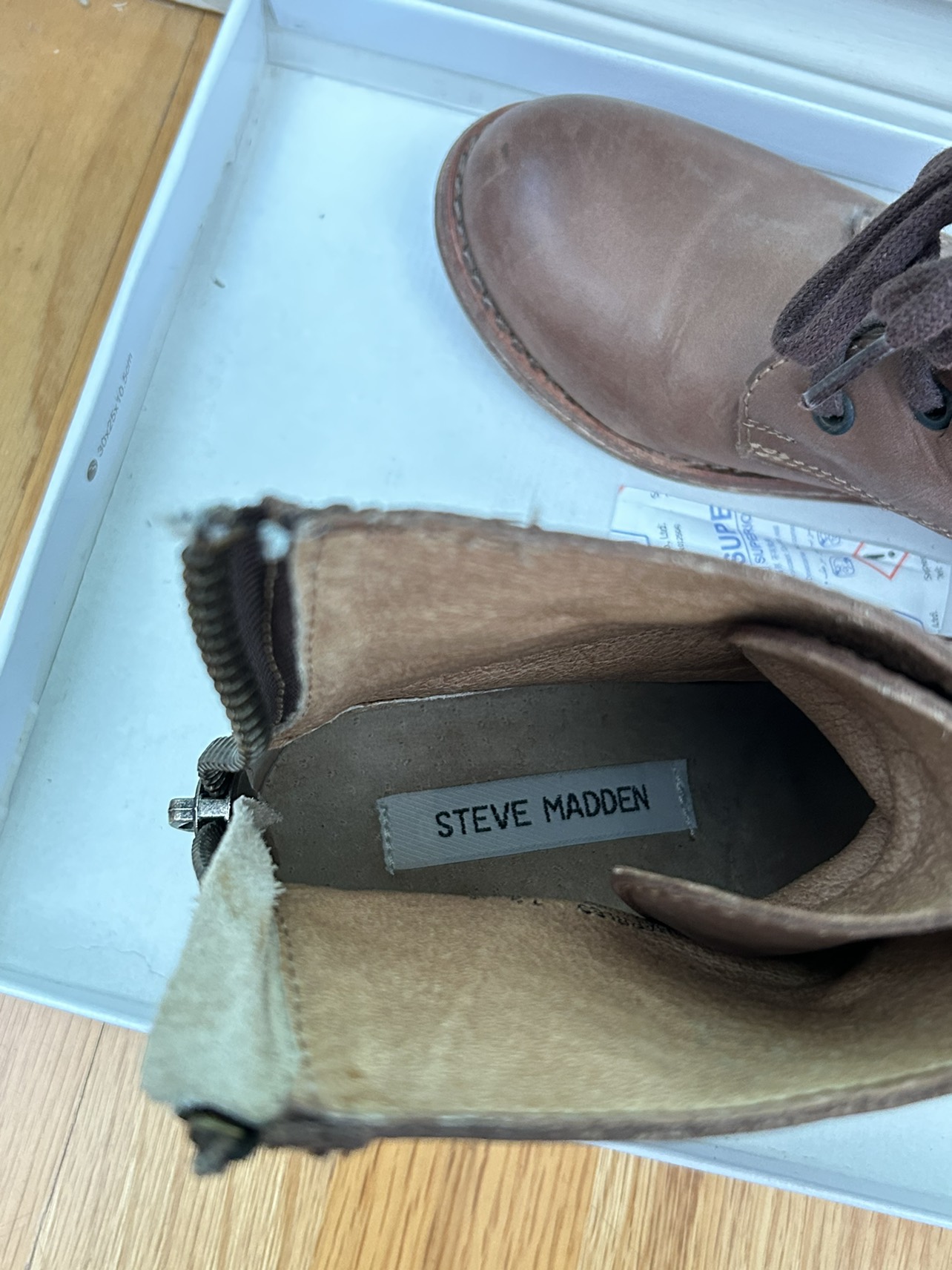 Steve Madden Women’s Leather Boots size 7.5 - photo 5