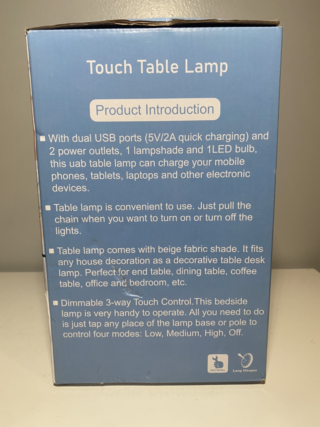 Bedside Touch Table lamp/desk lamp (3 left in stock) 2 styles - photo 3