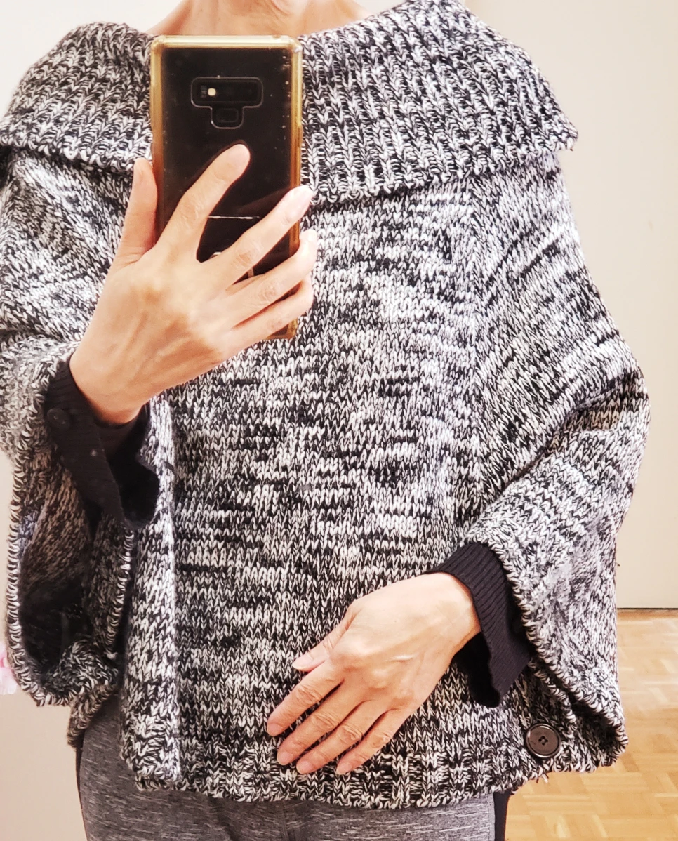 women's knitting Cape image indicator(3)