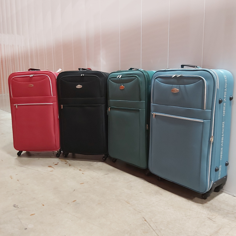 NEW 3 Pieces Luggage Softside Travel Baggage Large Medium Small image indicator(6)