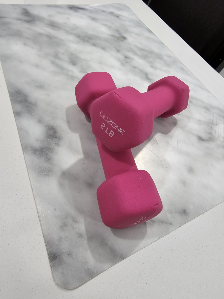 set of dumbells 2lb weights thumbnail